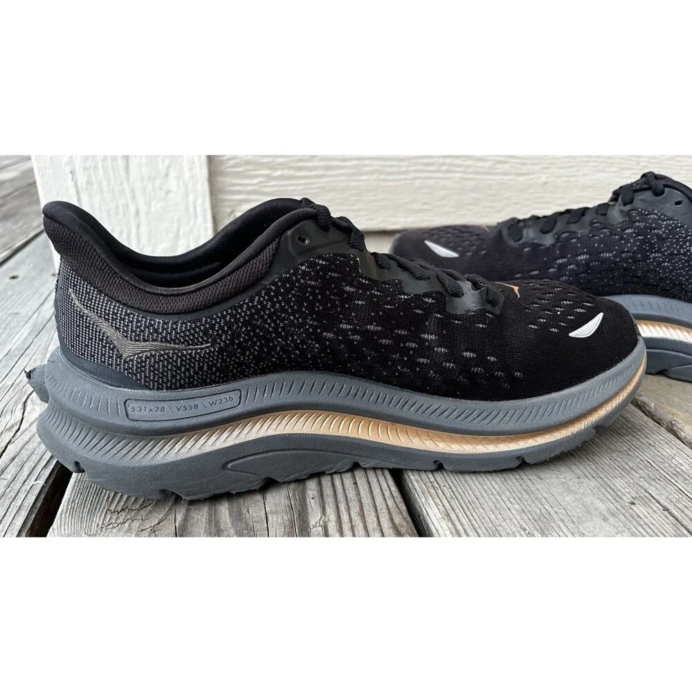 Hoka One One Kawana Women’s 6.5B Running Shoes Black/Copper